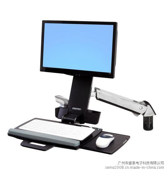 ergotron 显示器键盘组合支架坐站两用型电脑组合支臂45-266-026